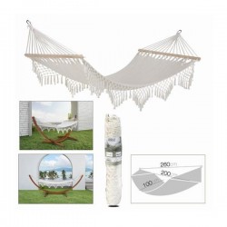 HAMACA DE MACRAME BLANCO...