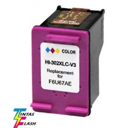 TINTA HP 302XL Color COMPATIBLE