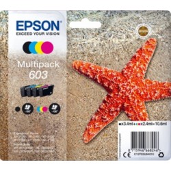 TINTA EPSON 603 Pack negro/cyan/magenta/amarillo ORIGINAL