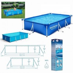 PISCINA RECTANGULAR STEEL...