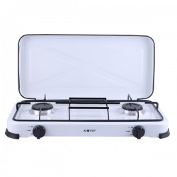 COCINA DE GAS 2 FUEGOS BLANCA